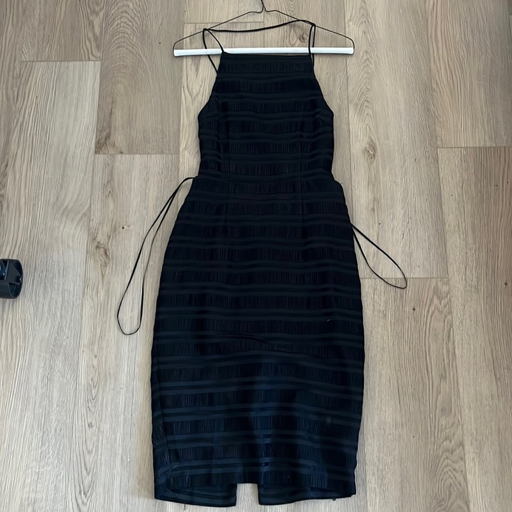 Black cocktail dress